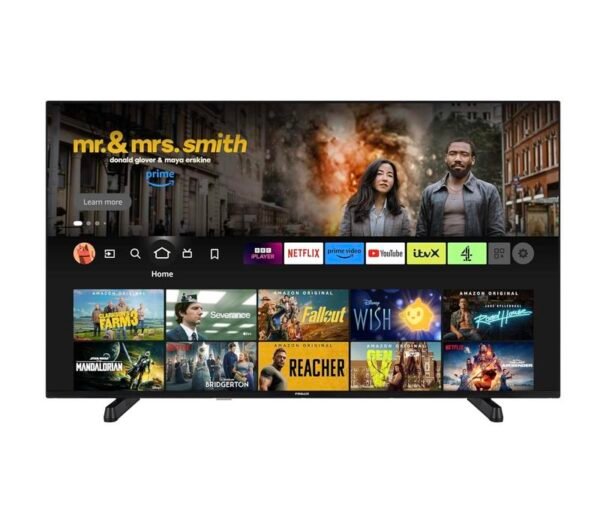 Finlux 50 inch 4K HDR LED Smart TV - MU24F - Netflix - YouTube - Prime Video - Disney+ - Now TV - TNT Sports - Alexa - Dolby Atmos - Dolby Vision - DTS Virtual X - DTS HD - Motion Flow - Micro Dimming